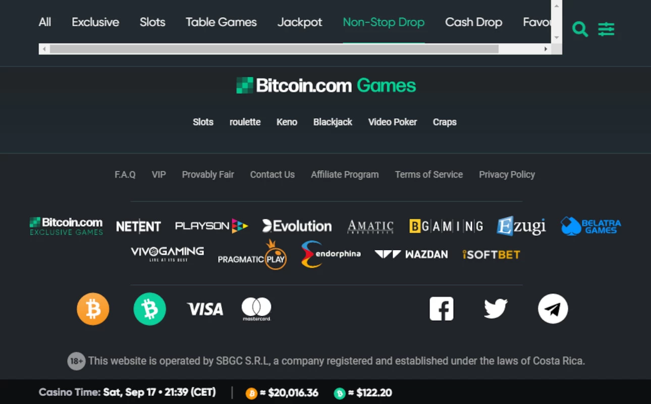 Bitcoin.com Games Casino  Casino
